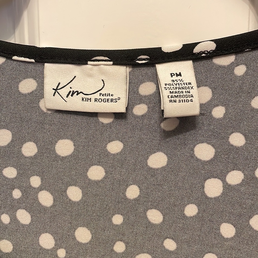 Kim Rogers Knit Polkadot Dress - Picture 2 of 4
